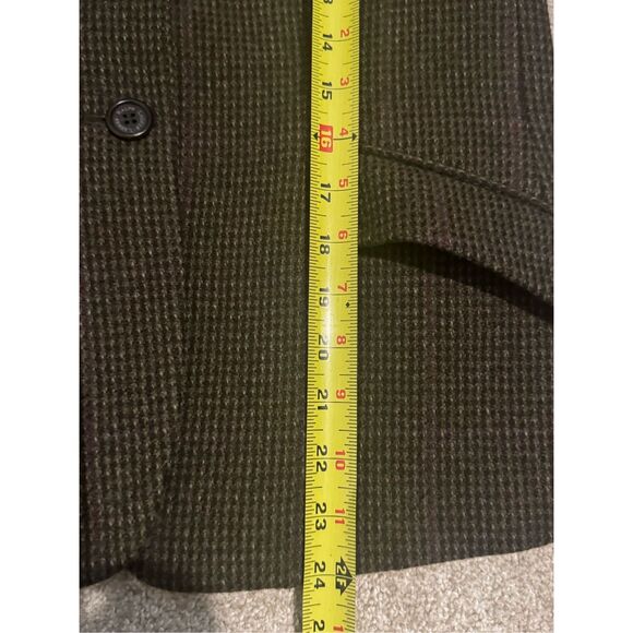 Lauren Ralph Lauren Wool Herringbone Equestrian Blazer Velvet  Vintage - Size6 - Picture 12 of 14